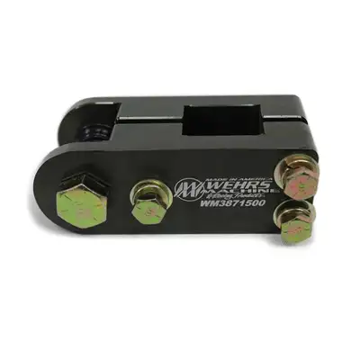 Wehrs Machine & Racing Products Clamp-On Chassis Mnt 1-1/2in Sq w/ 3/4in Mnt