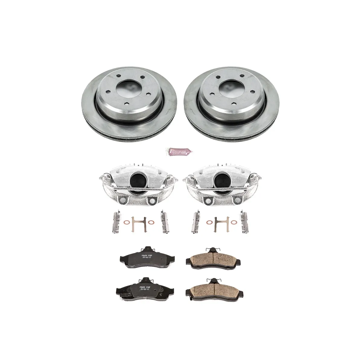 Z17 Direct Replacement Kit: Rotors; Ceramic Pads; Calipers product image