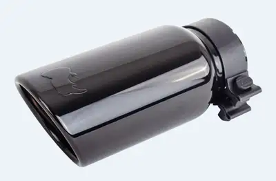 Go Rhino Go Rhino GRT3410BC - Black Chrome Stainless Steel Exhaust Tip - Black Chrome