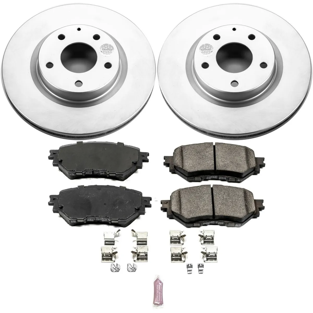 Z17 Geomet Coated Rotor Kit: Genuine Geomet Fully Coated Rotors; Ceramic Pads W/Hardware product image