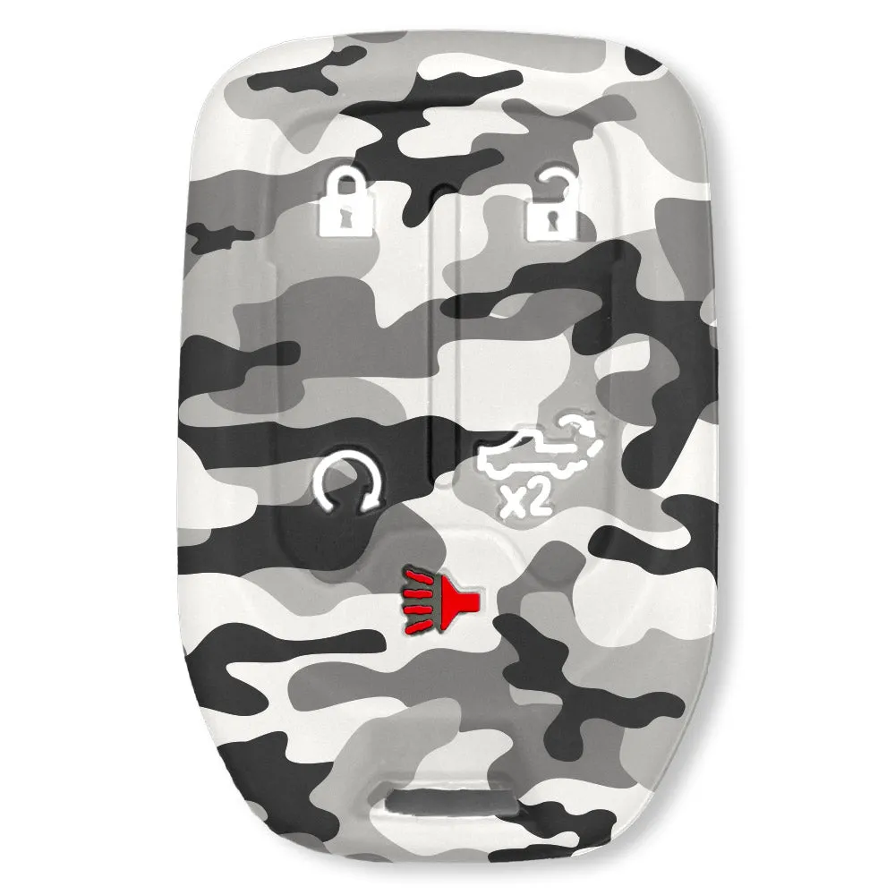 GMC & Chevy 19-21 Sierra & Silverado 1-Piece 100% Silicone Rubber Key Fob Cover - Multiple Colors product image