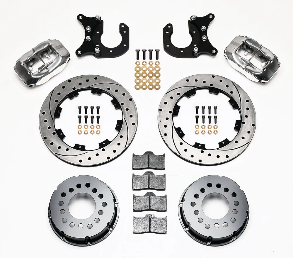 Wilwood FDLI PS Rear Kit Drilled Red New Big Ford 2.50in Offset product image