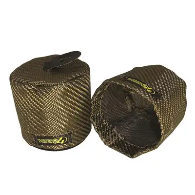 Heatshield Products Lava Oil Filter Shield Protects Oil Filters From Ambient Heat And Road Debris.
