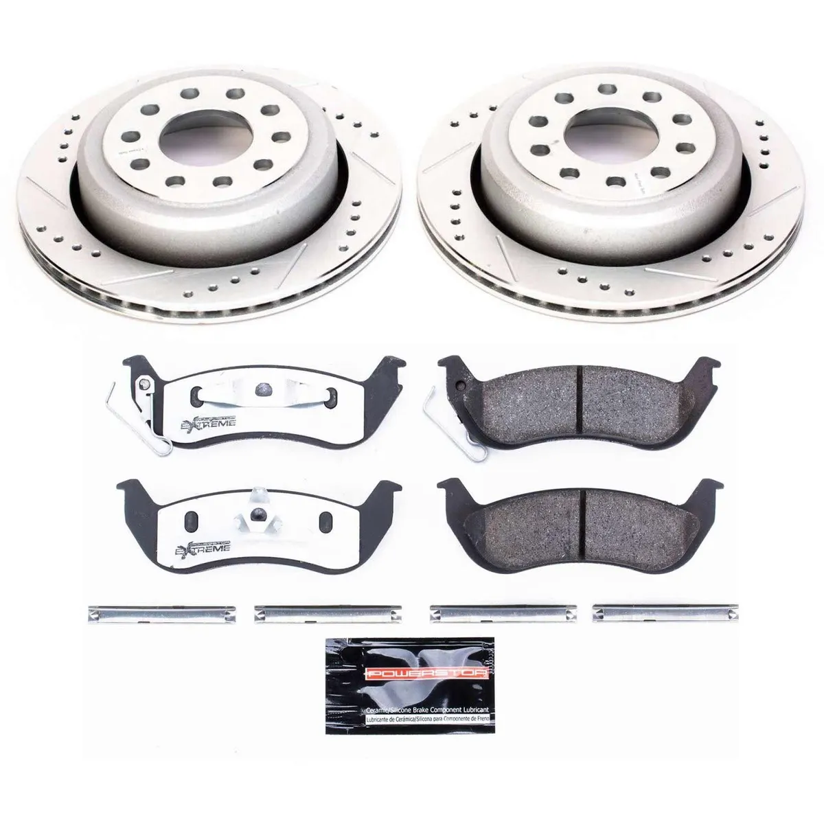 Z26 Street Warrior Upgrade Kit: Drilled/Slotted Rotors; Carbon-Fiber Ceramic Pads W/Hardware product image