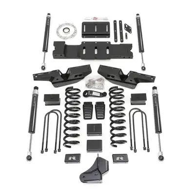 ReadyLift 4.5ft. coil lift kit-front and rear track bar brackets; front coils and rear blocks; drop brackets w/Falcon shocks