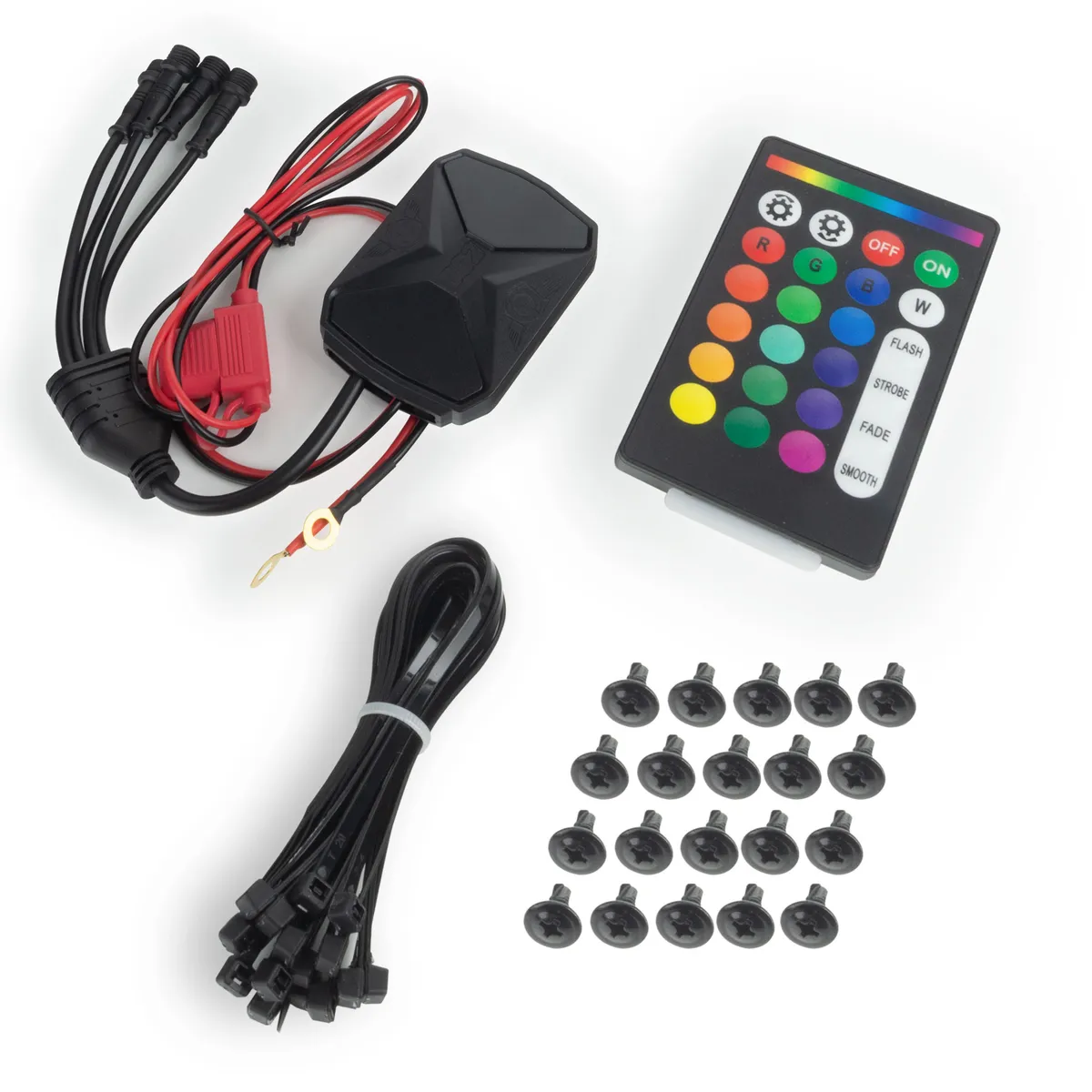 "oracle Lighting LED Illuminated Wheel Rings - 16.5"" Plasma Colorshift® W/Bc2 Bluetooth Controller" product image