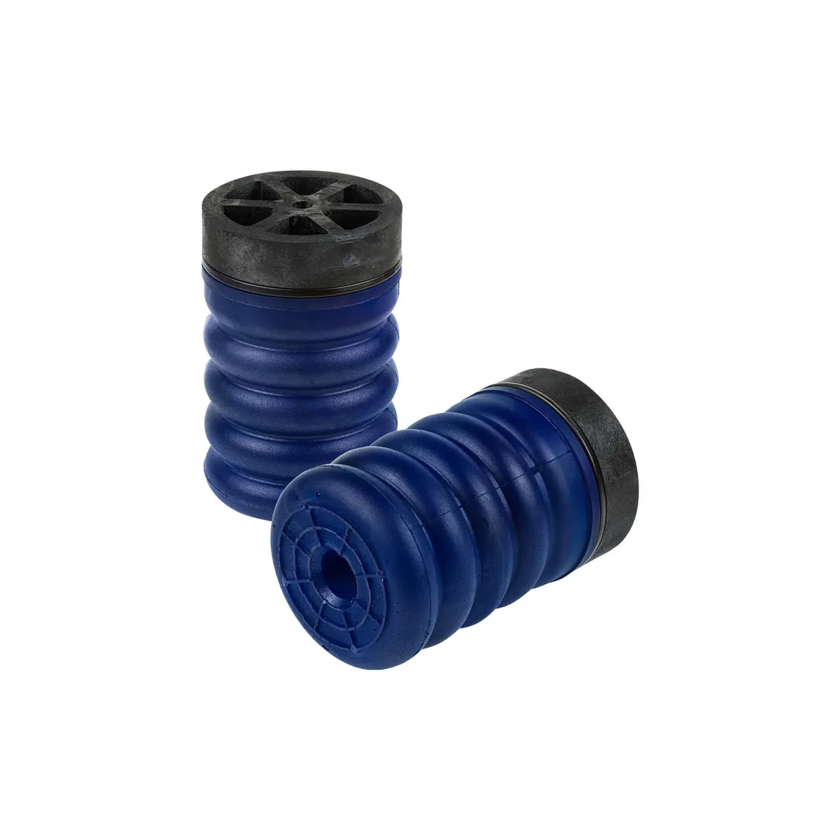 SumoSprings; Front Or Rear; Incl. Two 1 in. Spacers; For Fabricators And Custom Applications; One Piece Hollow Center; 1000 lbs. At 50 Percent Compression; Blue; product image