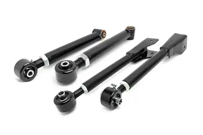 Rough Country Rough Country Front Upper & Lower X-Flex Adjustable Control Arms - 0-6.5in Lifts - TJ/LJ