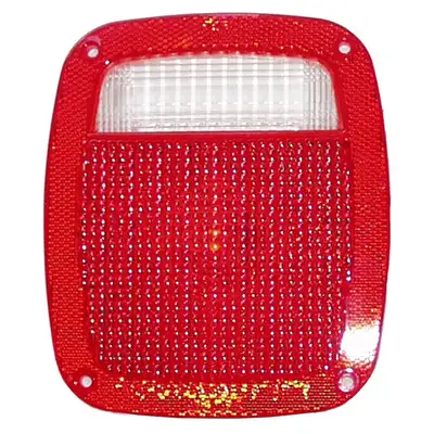 Crown Automotive Jeep Replacement Crown Automotive Jeep Replacement J8129642 Tail Light Lens for Select Jeep 76-86 CJs,74-86 J-Series, 87-06 YJ, TJ Wrangers