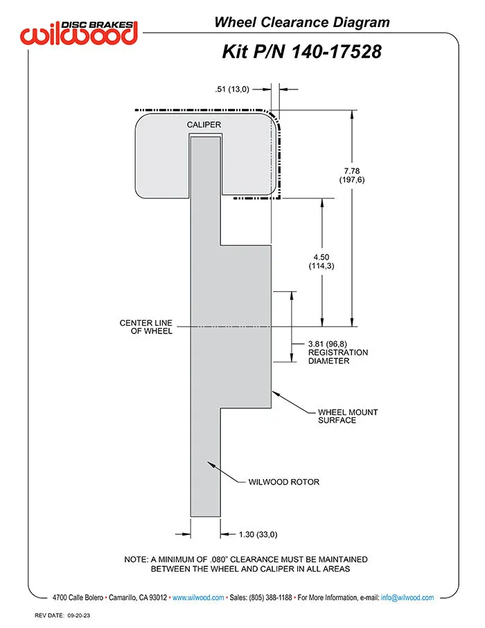 2022 - 2022 Toyota AERO6-DM Direct-Mount Truck Front Brake Kit - 140-17528 product image
