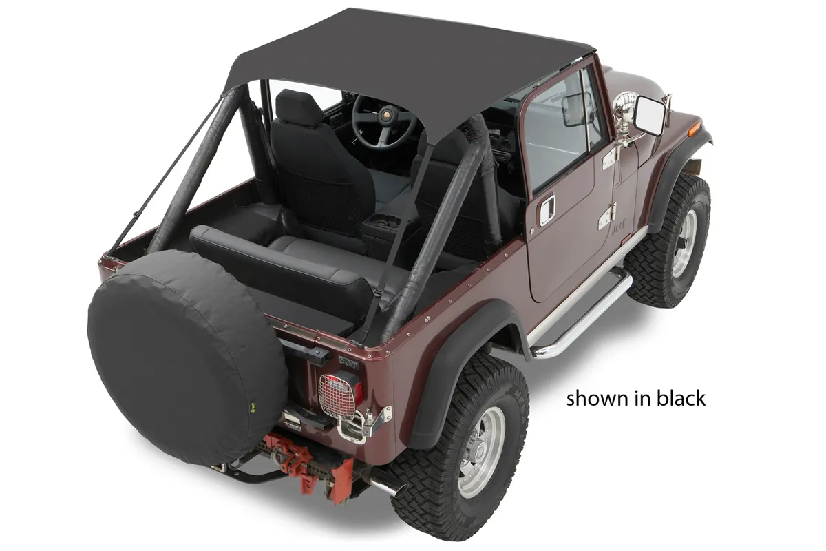 Jeep CJ5 Bikini Top Traditional Bikini Top For Jeep 1976-1983 CJ5 Tan Bestop product image