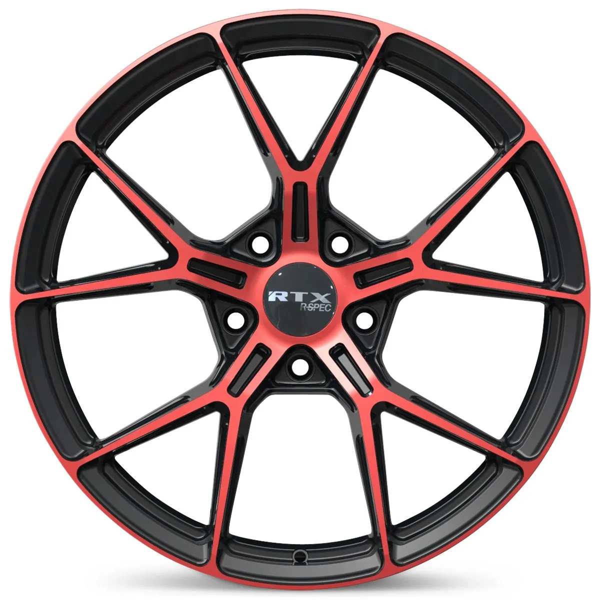 Rs01 20x9 5x114.3 Et35 Cb73.1 Gloss Black Machined Red product image