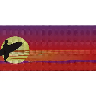 Under The Sun Inserts Endless Summer Collection - Surfer Guy Grille Inserts