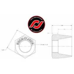 RockJock RockNut; Nut And Bung; 1 in. RH Thread; w/Rocknut; product image
