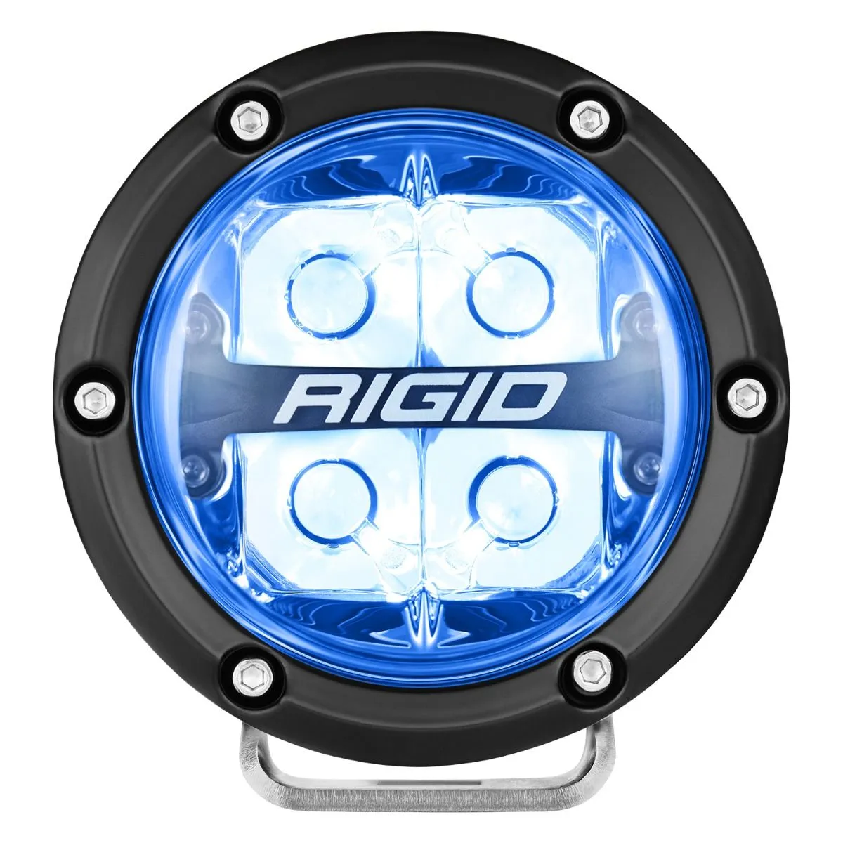 Rigid 360-Series 4 Inch Round LED Off-Road Spot Beam Pattern For Moderate Speed (20-50 Mph) And Rgbw Backlight Pair product image