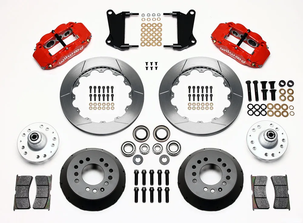 1960 - 1982 Buick, Chevrolet, Ford, GMC, Mercury, Oldsmobile, Pontiac Forged Narrow Superlite 6R Big Brake Front Brake Kit (Hub) - 140-9803 product image