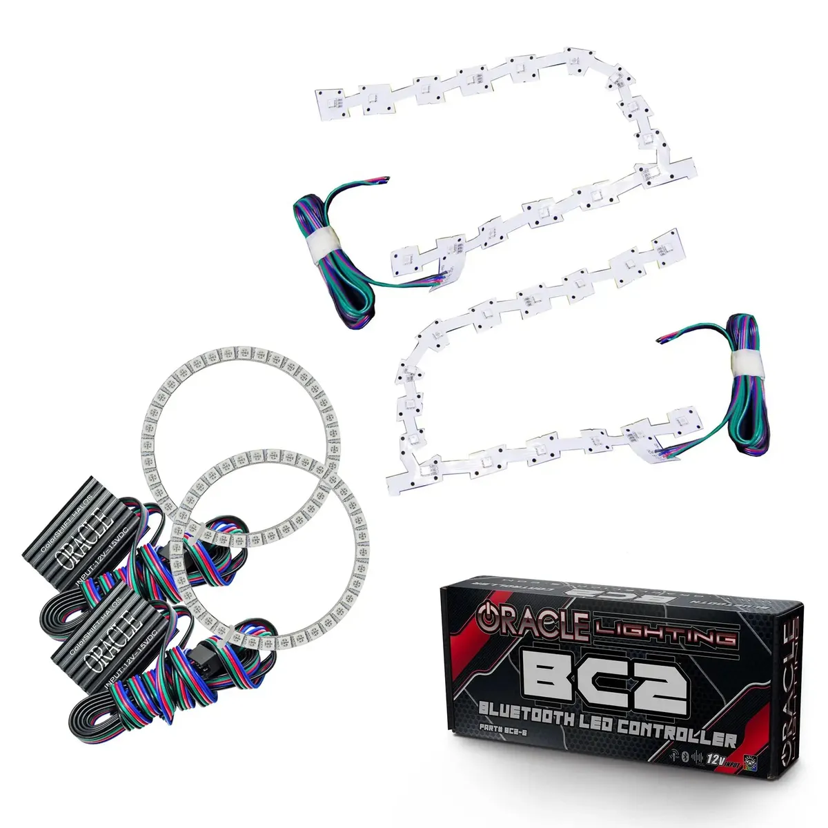 ORACLE Lighting 2011-2019 Chrysler 300C ColorSHIFT DRL Upgrade w/Halo Kit product image