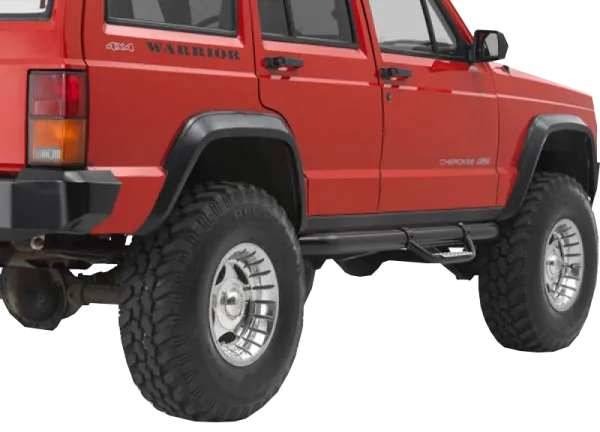 Warrior Products Wrr Under Door Sideplate XJ Smooth Blk