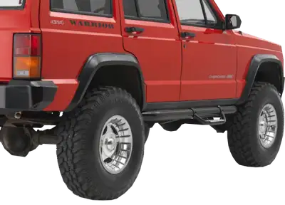Warrior Products Wrr Under Door Sideplate XJ Smooth Blk