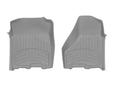 Weathertech 2012 - 2018 Dodge Ram 1500 Crew Cab and Extended Cab Front 3D Floor Mats Grey