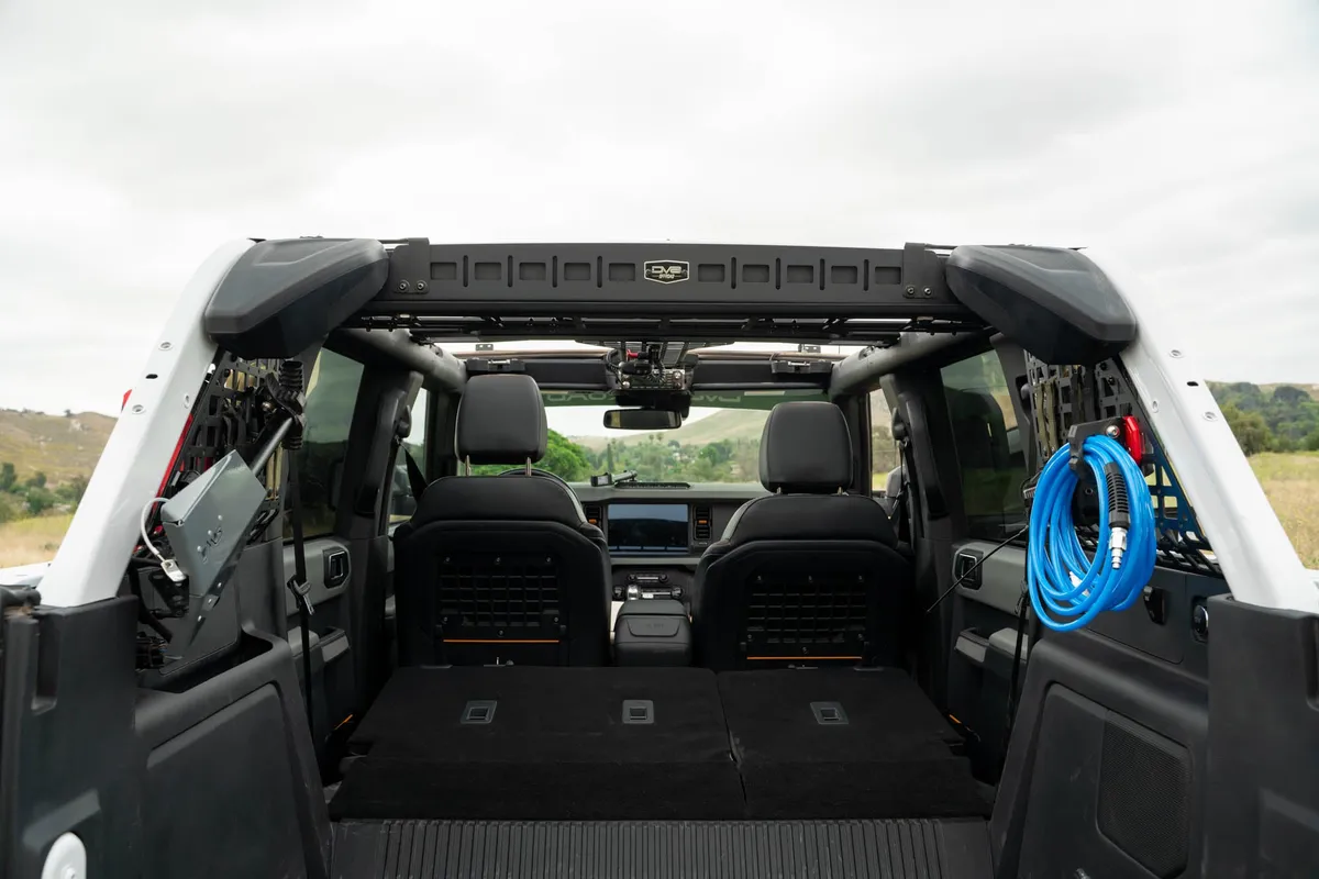 2021-2024 Ford Bronco 4-Door HardTop Only DV8 Offroad Pocketed Rear Window Molle Panels product image