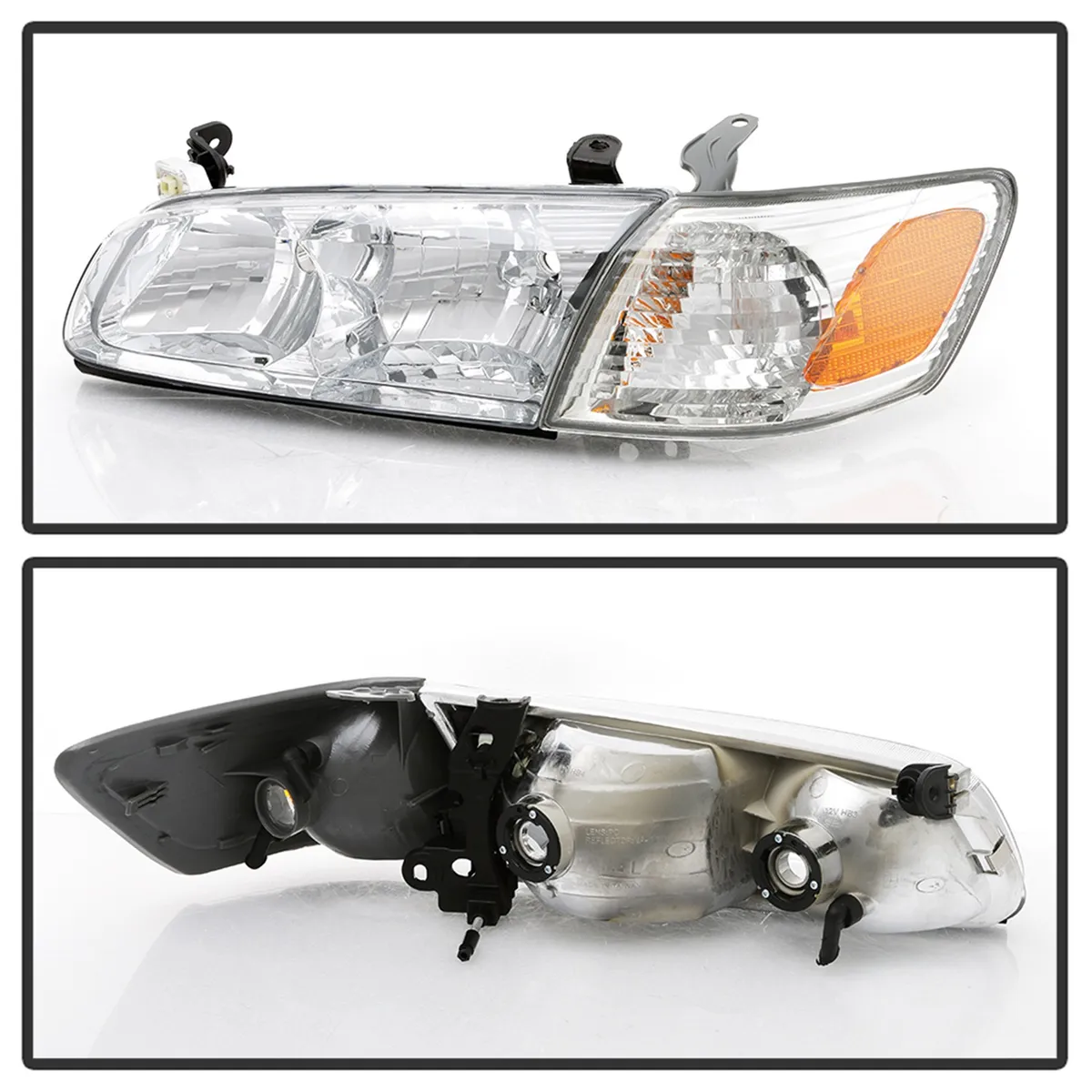 0001 Camry OEM Style Headlights With Corner Lights 4pcs Chrome product image