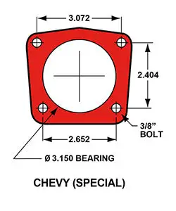 Wilwood Brakes 1964 - 1974 Buick, Chevrolet, Oldsmobile, Pontiac D154 Rear Parking Brake Kit - 140-13025 - Plain Face / Black