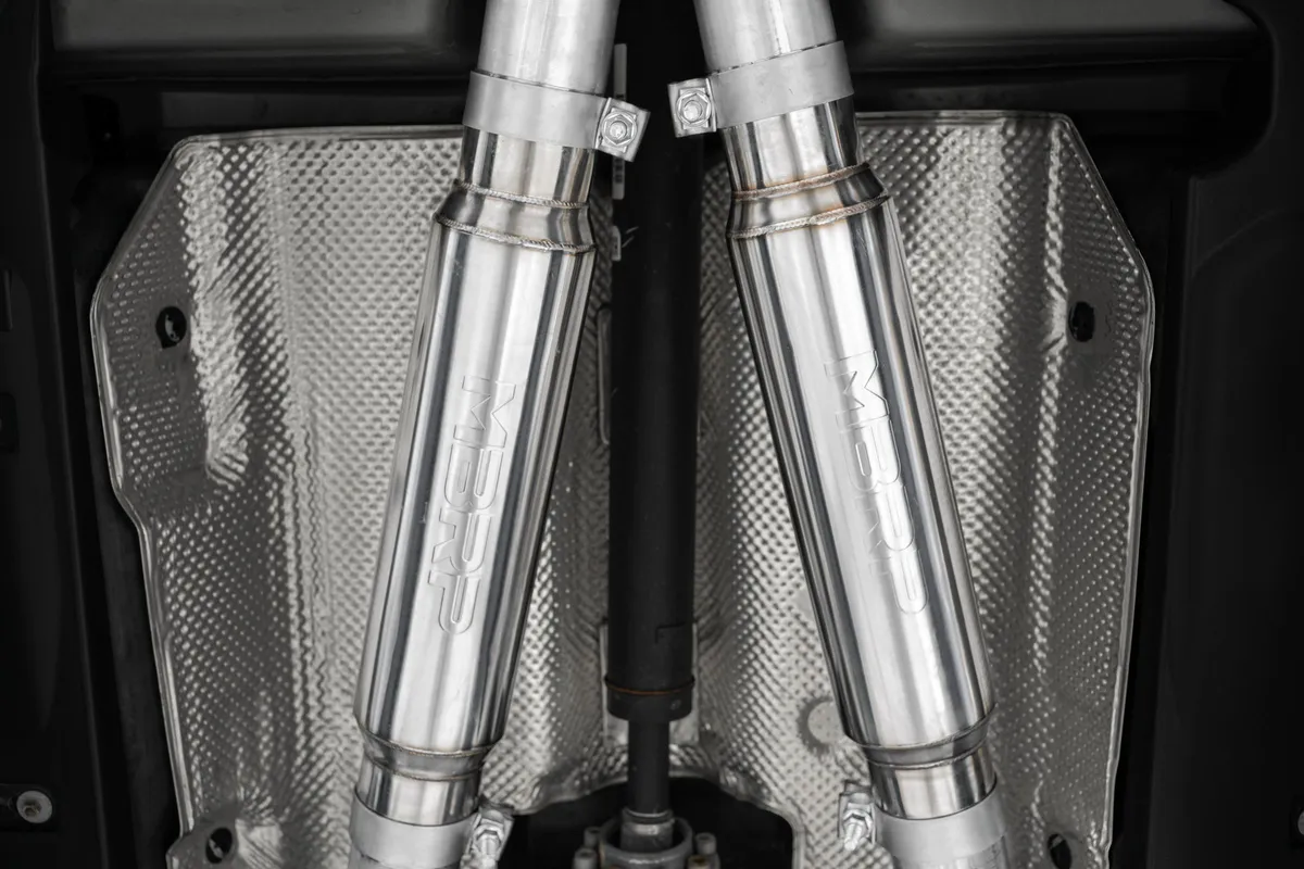 Armor Pro T304 Stainless Steel 3 Inch Resonators Race to Street Profile Conversion Kit For S7114, S7116 and S7118 15-23 Dodge Challenger MBRP product image
