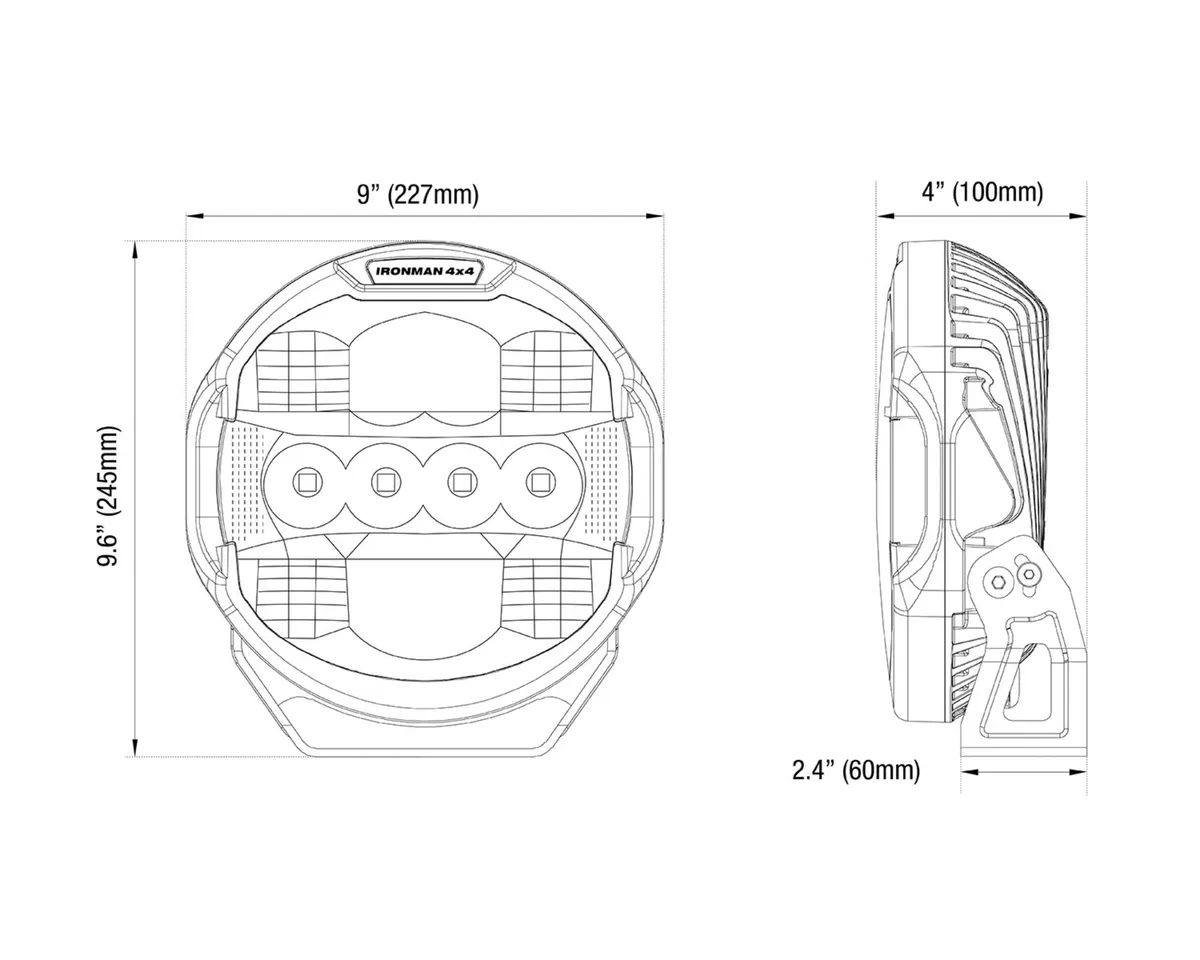 Scope Driving Light 9in Spot Beam product image
