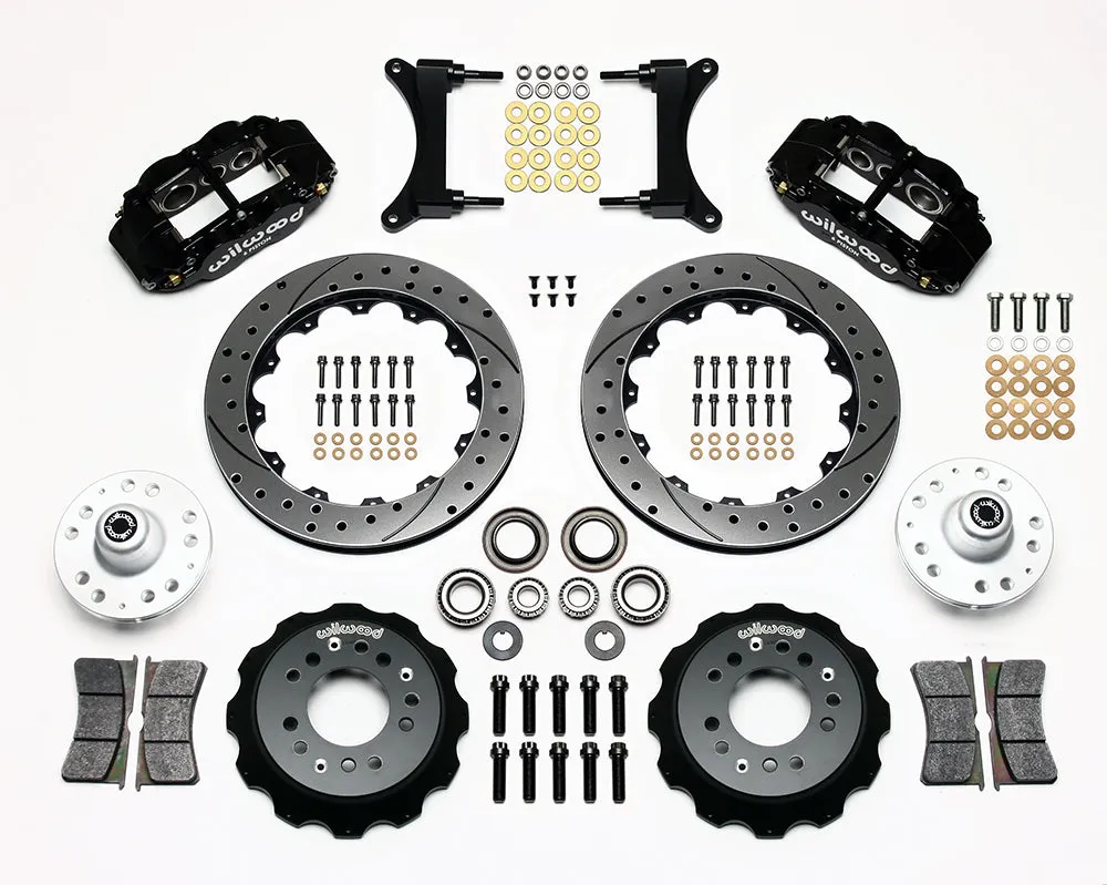 1978 - 2003 Buick, Chevrolet, GMC, Isuzu, Oldsmobile, Pontiac Forged Narrow Superlite 6R Big Brake Front Brake Kit (Hub) - 140-12298 product image