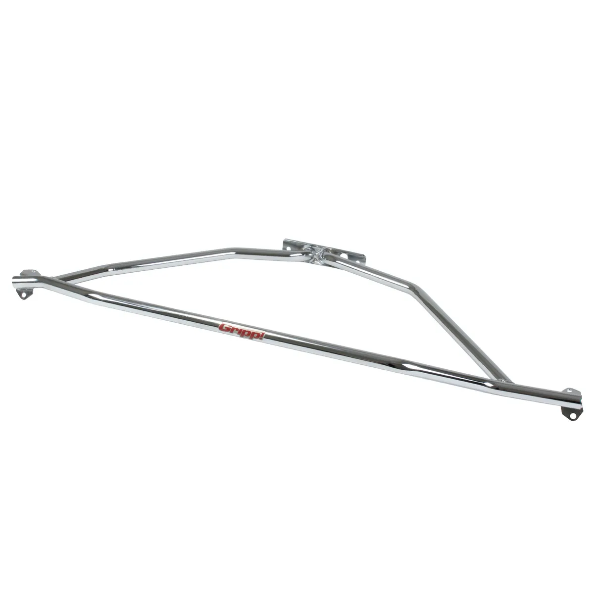 Ford Mustang Strut Tower Brace Powder Coated Chrome Finish 86-93 product image