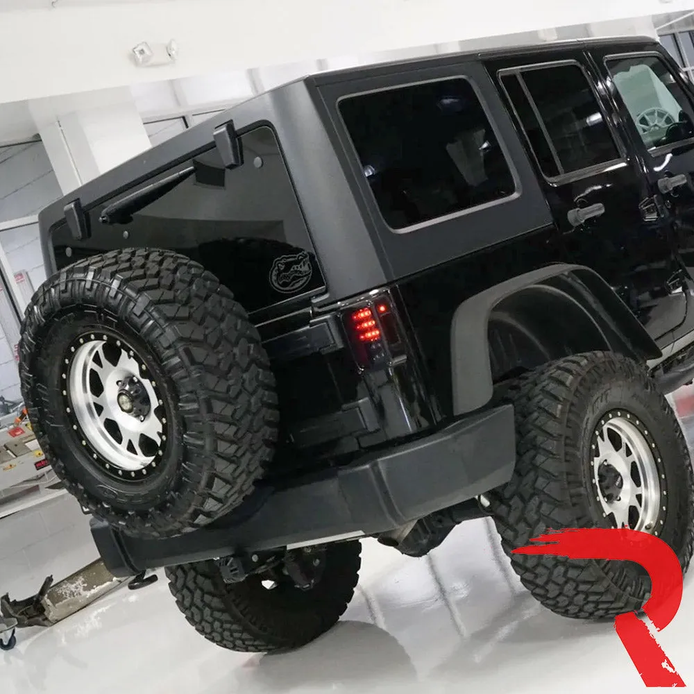 0718 JK Wrangler LED Taillightsred Lens Driver/Passenger product image