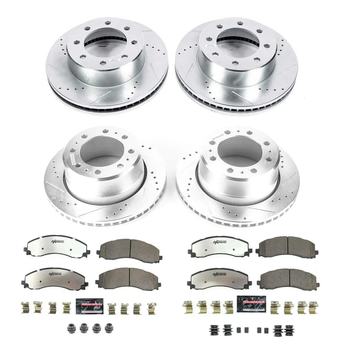 Z36 Truck/Tow Upgrade Kit: Drilled/Slotted Rotors; Carbon-Fiber Ceramic Pads W/Hardware product image