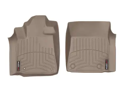 Weathertech 2007 - 2009 Toyota Tundra Tan Front FloorLiner / 2007 - 2009 Toyota Tundra CrewMax Tan Front FloorLiner / 2007 - 2009 Toyota Tundra Double Cab Tan Front FloorLiner