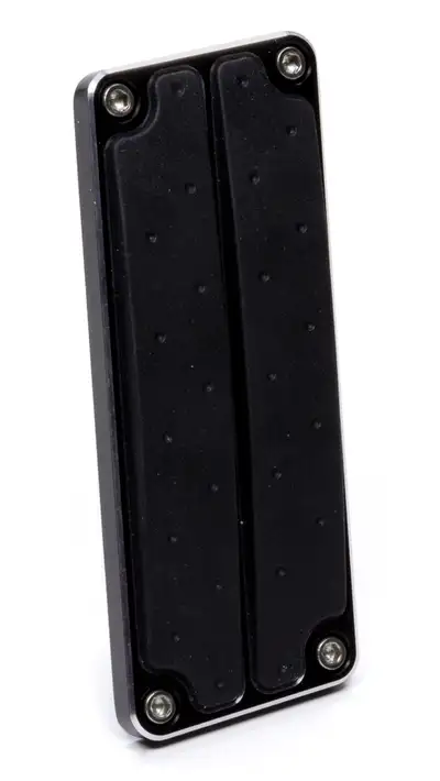 Lokar Accelerator Pedal Pad; Accelerator; Drive By Wire; Pedal Pad w/Rubber Inserts; Black;