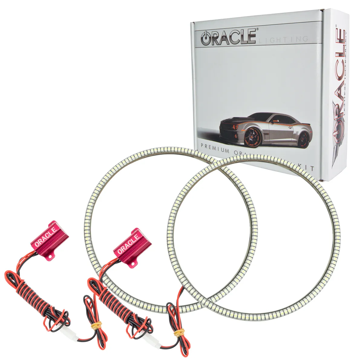 ORACLE Lighting 2007-2017 Jeep Wrangler JK LED Surface Mount Headlight Halo Kit product image