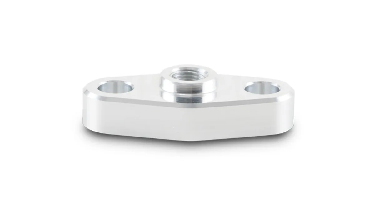 Vibrant Performance Vibrant Performance - 28990 - Oil Inlet Flange For Garrett Gt/Gtx47, Gtx50 And Gt/Gtx55 Turbo (1/8 In. Npt Female Thread)