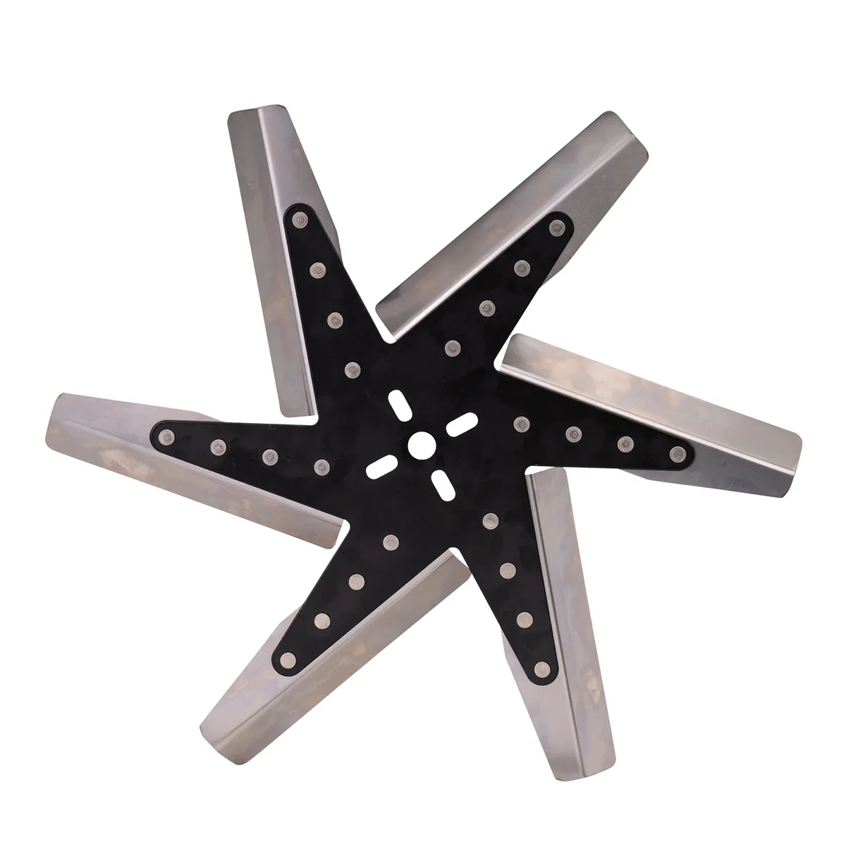 17 High Performance Stainless Steel Standard Rotation Flex Fan, Black Hub product image
