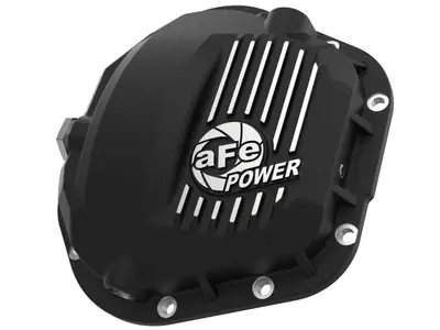 aFe Power Pro Series Dana 60 Front Differential Cover Black w/ Machined Fins