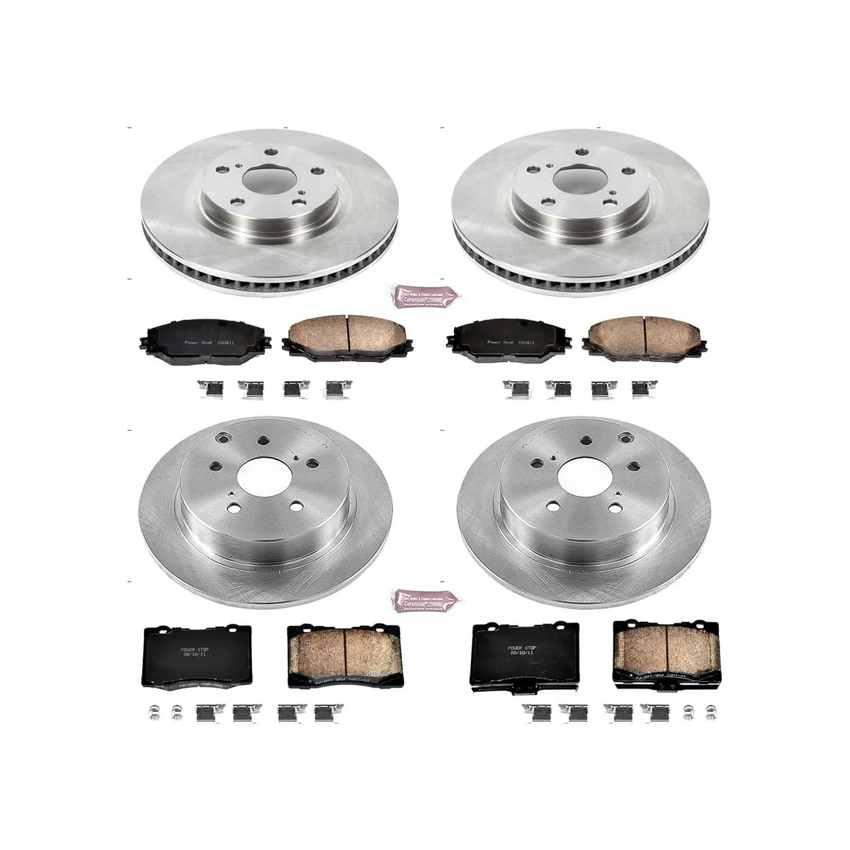 Z17 Direct Replacement Kit: Rotors; Ceramic Pads W/Hardware product image