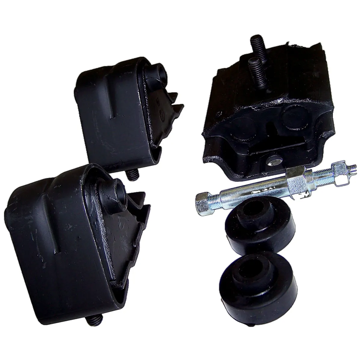 1987-1990 Wrangler YJ w/ 2.5L engine; Includes: 2 engine mounts 1 transmission mount 2 insulators & 1 stud product image