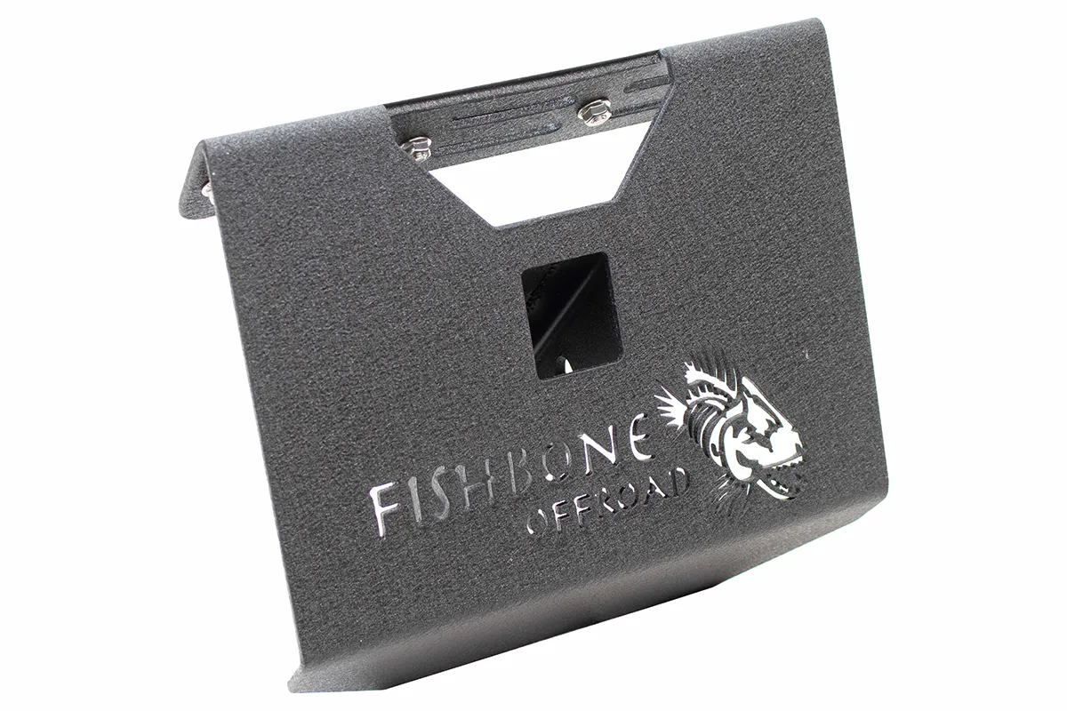 Hitch Mounted Step for 2 Inch Receiver Black Powdercoat Steel Fishbone Offroad product image