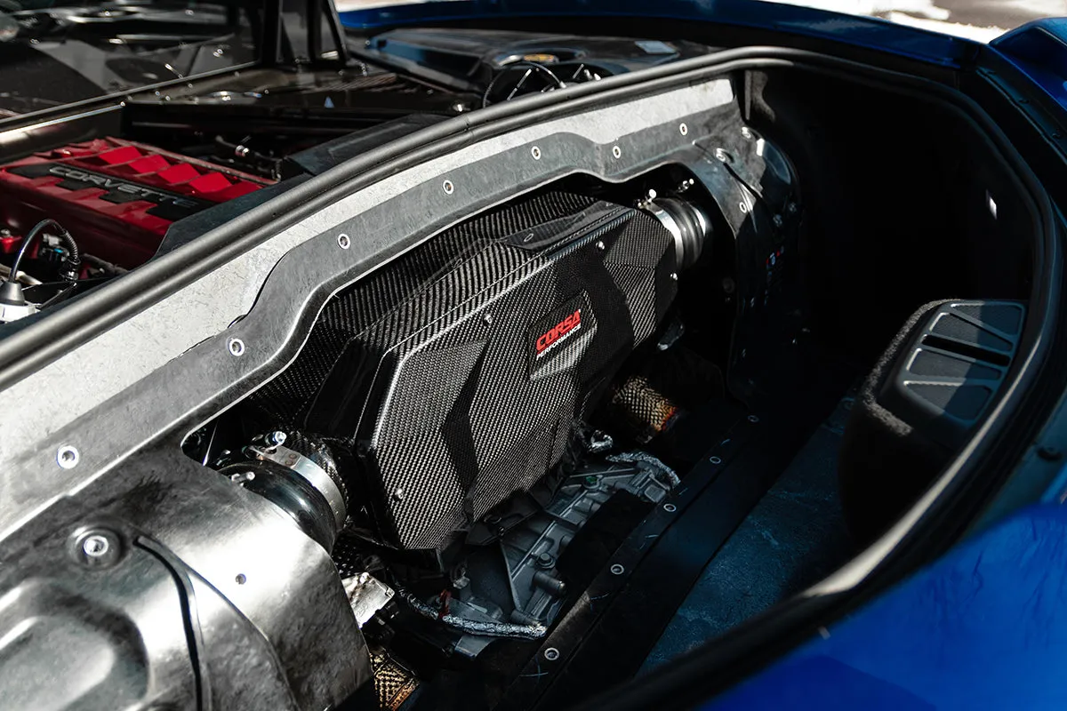 Corsa Performance C8 Corvette Carbon Fiber Air Intake with DryTech 3D No Oil Filtration product image
