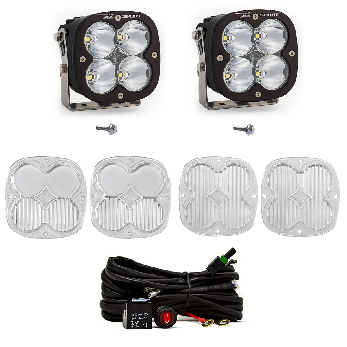 Bronco A Piller Light Kit 21-Up Ford Bronco XL Sport Spot Baja Designs product image