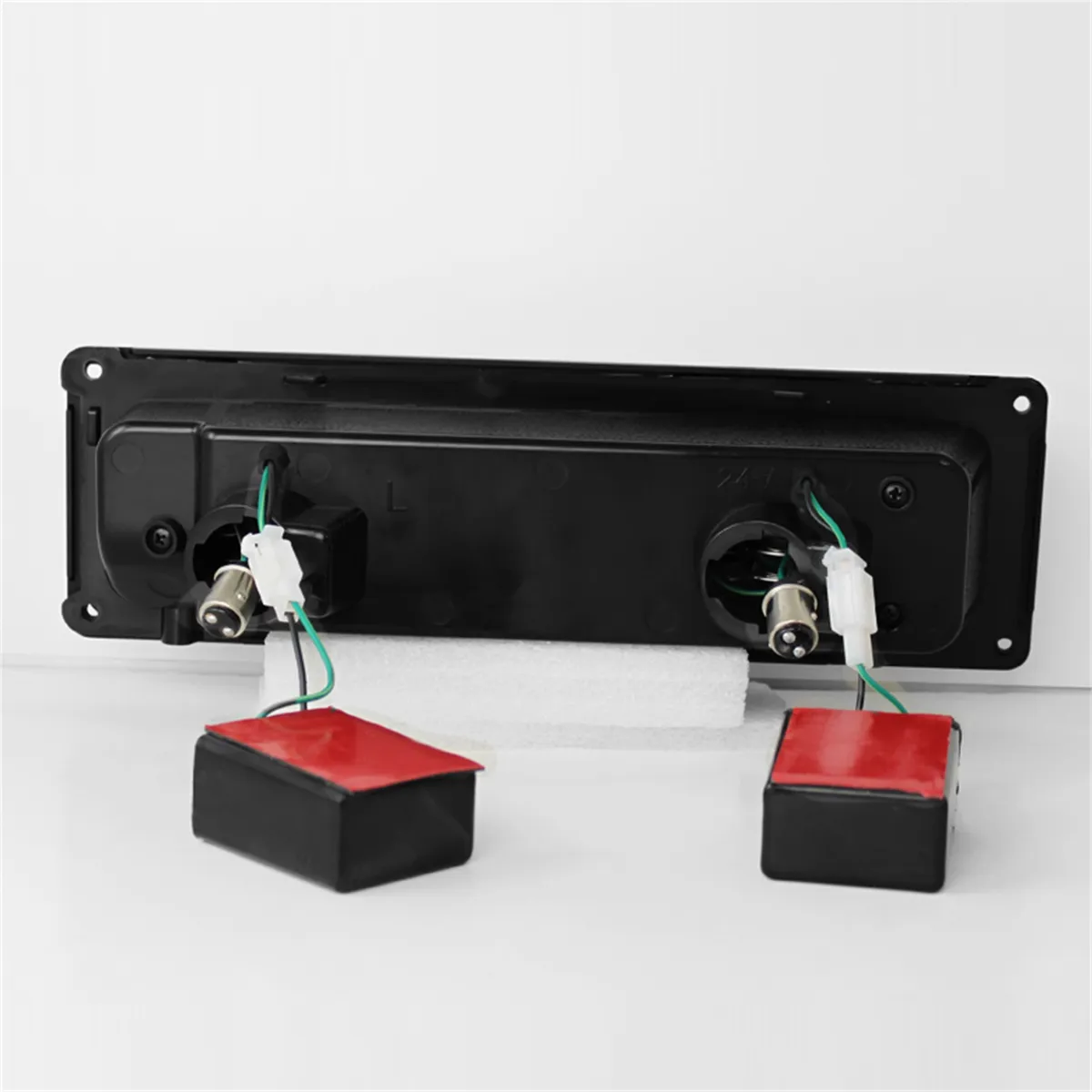 XTune Bumper Headlights/Corner Lights; LED; Not For Use w/Sealed Beam Headlights; Smoke; product image