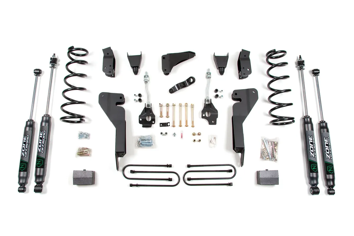 2003-2007Dodge2500 6 Suspension Lift Kit w/3.5in Axle-dsl - Front Coils Rear Block - Fox 2.0 Adventure Series Shocks product image