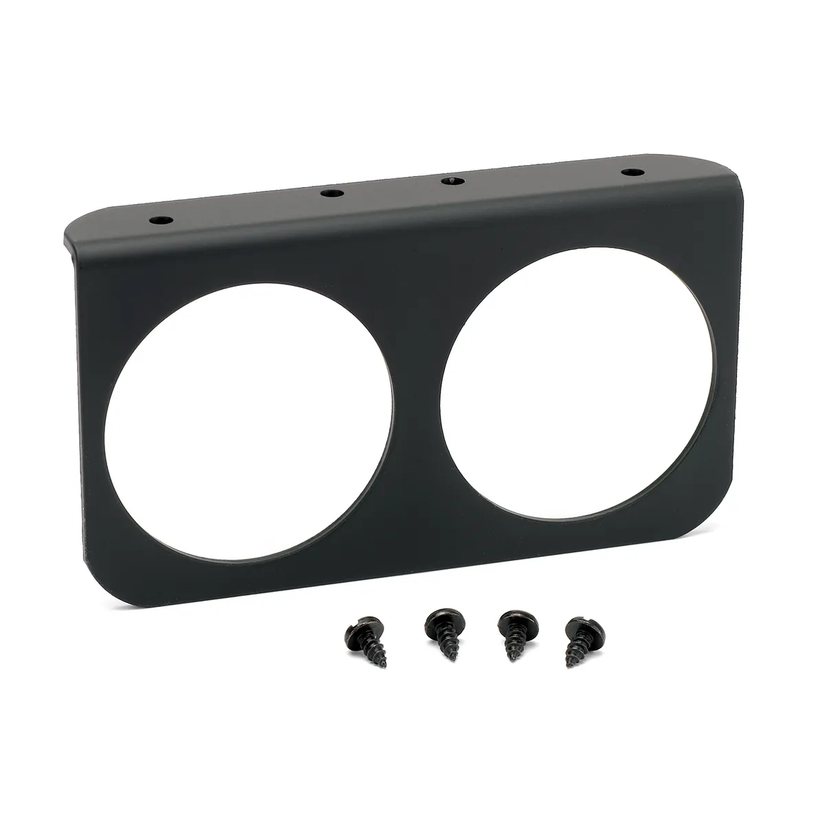 Autometer 3232 Gauge Mounting Panel, Dual, 2 5/8, Black, Aluminum product image
