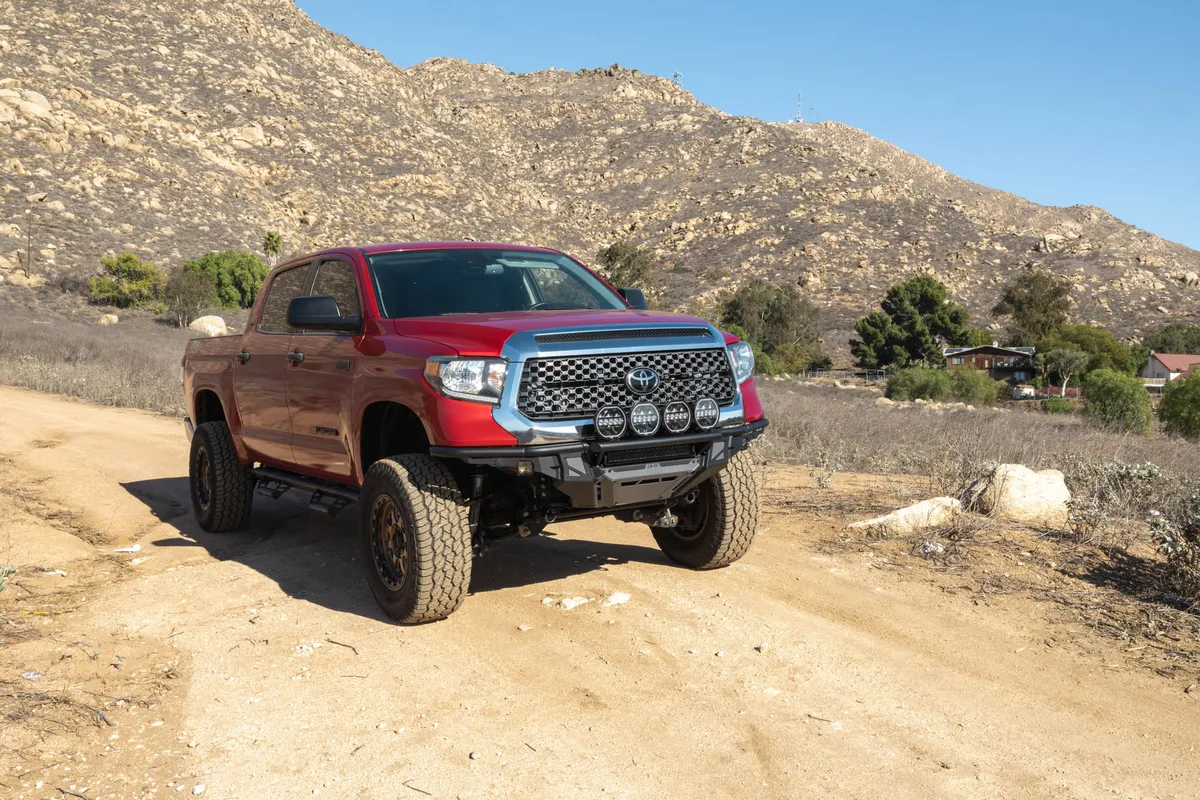 DV8 2014-2021 Toyota Tundra Tube Front Bumper FBTT2-07 product image