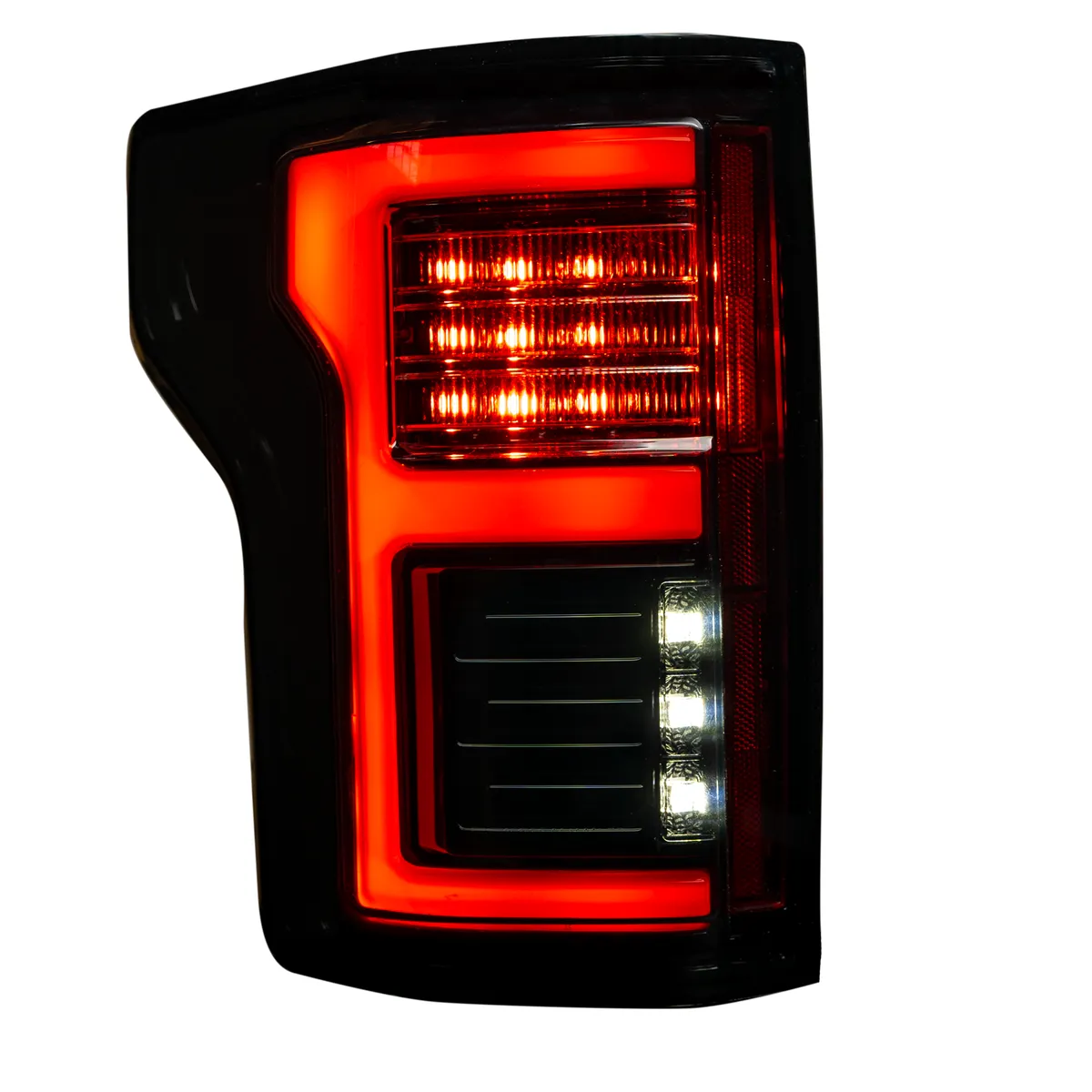 Ford F150 15-17 And Raptor 17-19 Replaces OEM LED Style Tail Lights w Blind Spot Warning System Oled Tail Lights - Cle product image