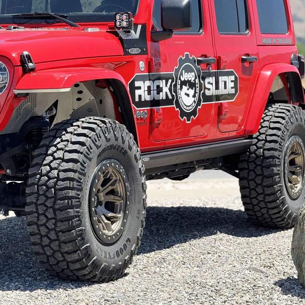 Rock-Slide Engineering Wrangler Deluxe Rock Rail Kit - JL 4Dr product image